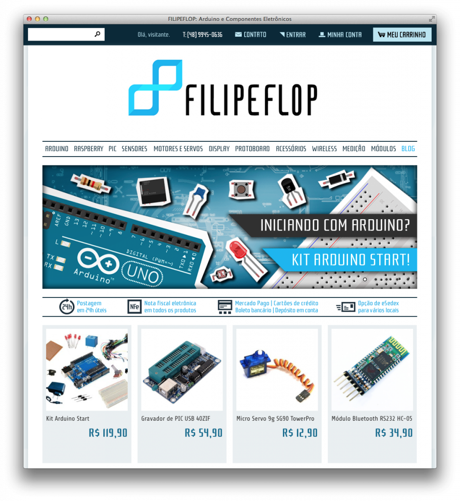 FILIPEFLOP - Home Page da Loja
