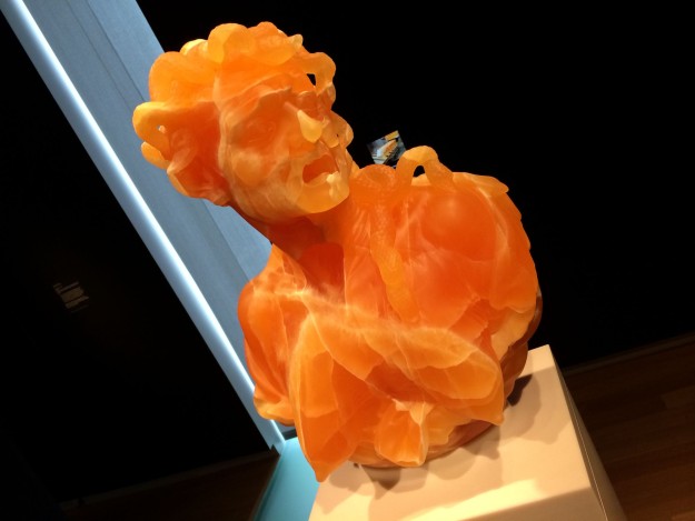 Escultura feita por computador e CNC