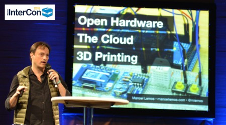 Manoel Lemos falando sobre Open Hardware e Movimento Maker no InterCon 2013