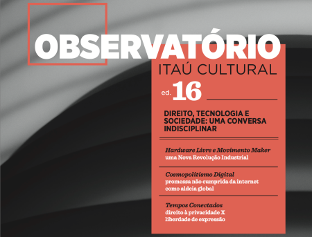 Capa da Revista Observatório Itaú Cultural ed. 16 Capa da Revista Observatório Itaú Cultural ed. 16