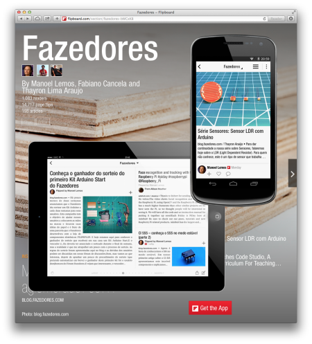 Revista Fazedores no Flipboard