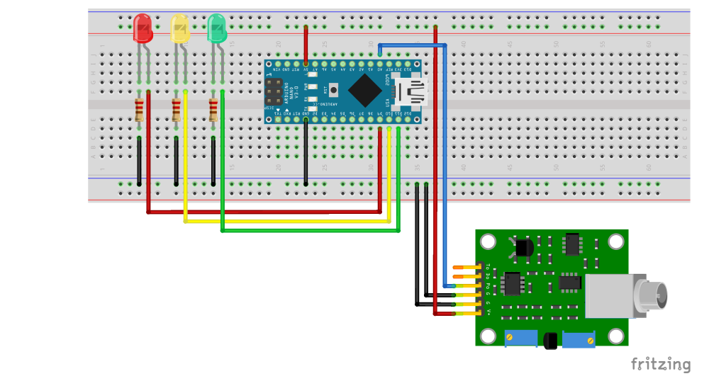 diagrama de conexões do pHmetro Arduino