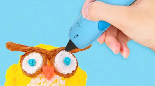 Coruja feita com Caneta 3D