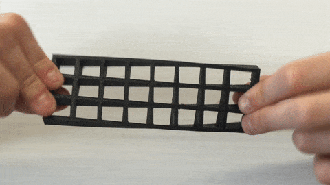 Peça em TPU impressa em impressora 3D